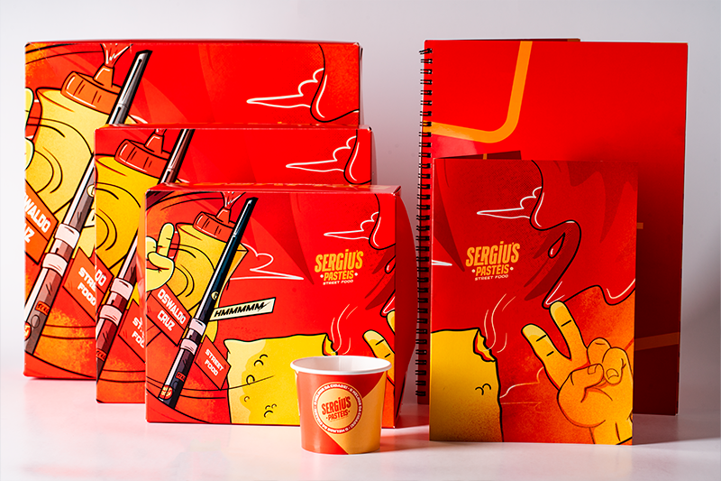 Embalagem de papel para delivery